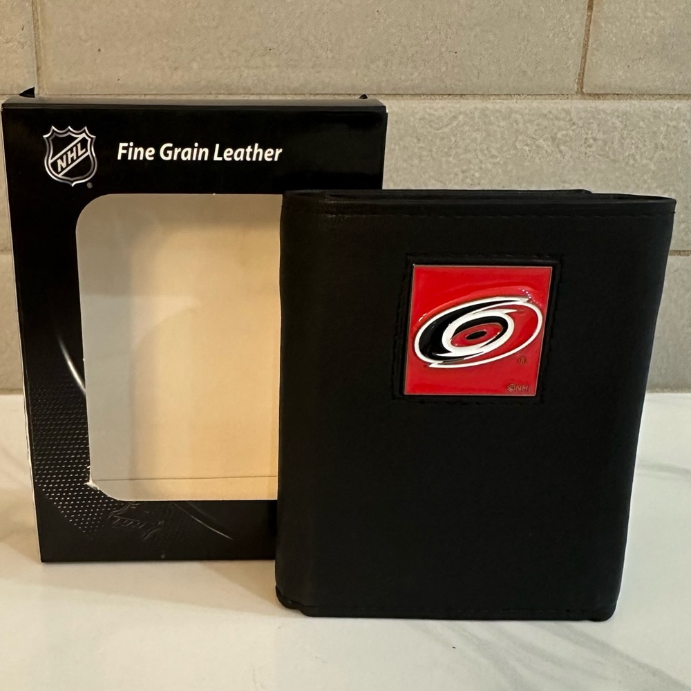 Carolina Hurricanes leather wallet